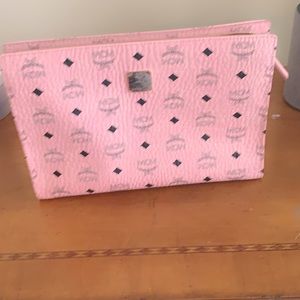 Authentic Large MCM Zip Pouch